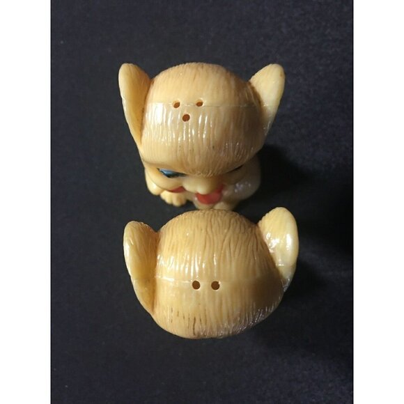 VINTAGE Mice W/ Red Bows SALT & PEPPER SHAKERS - Celluloid Mouse - Picture 6 of 7